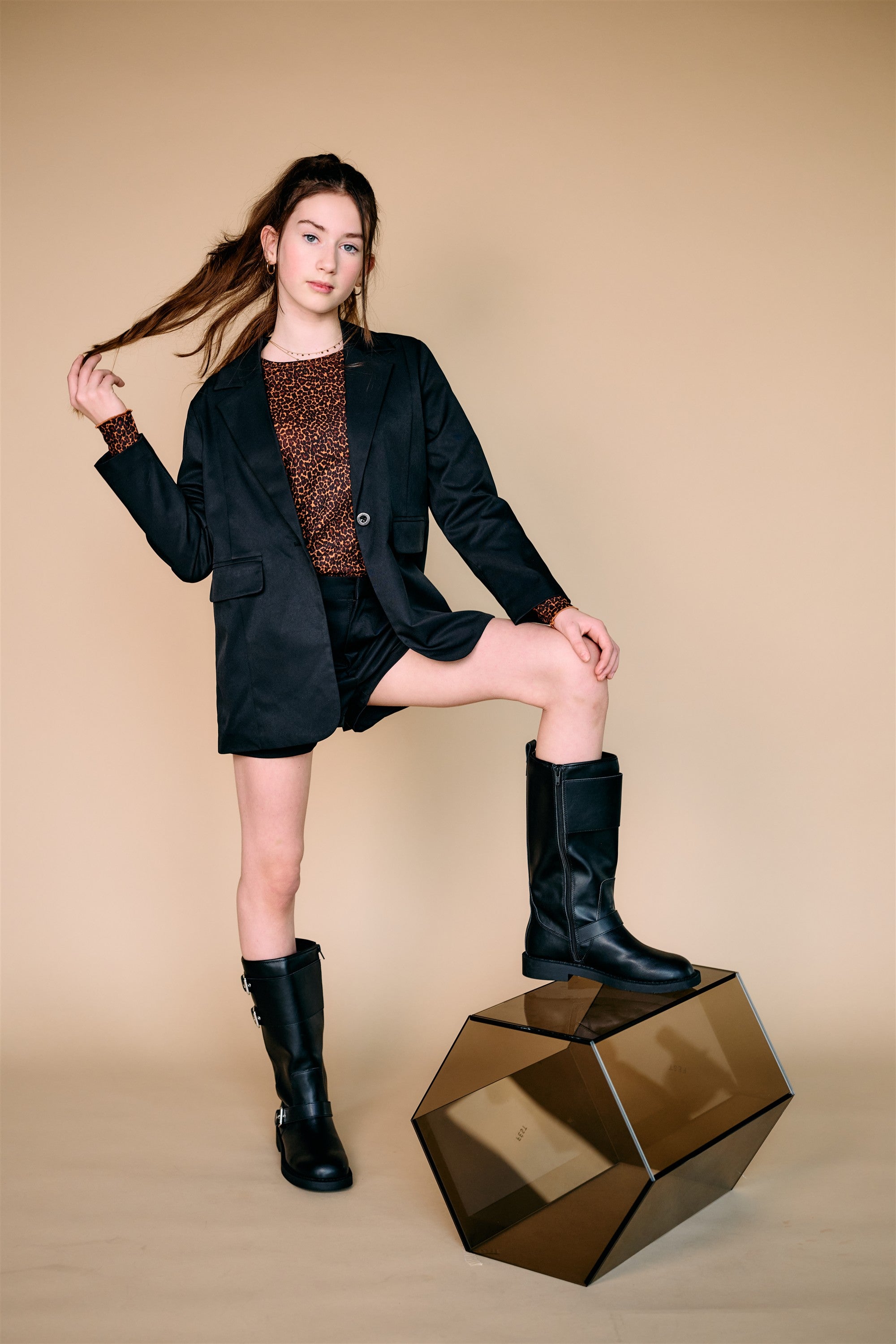 Daze Twill Blazer with fancy back