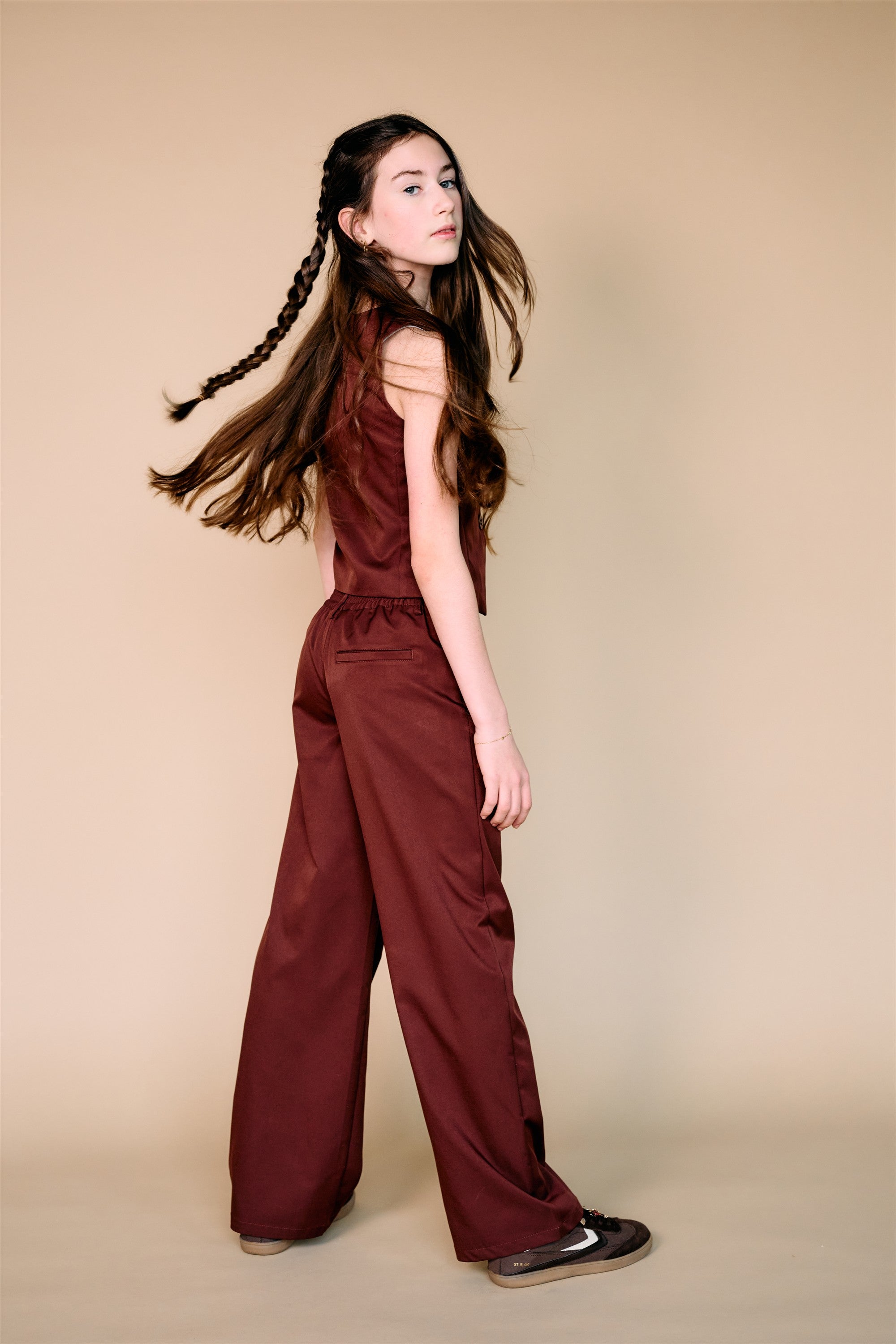 Sacha Woven Pleated Pantalon
