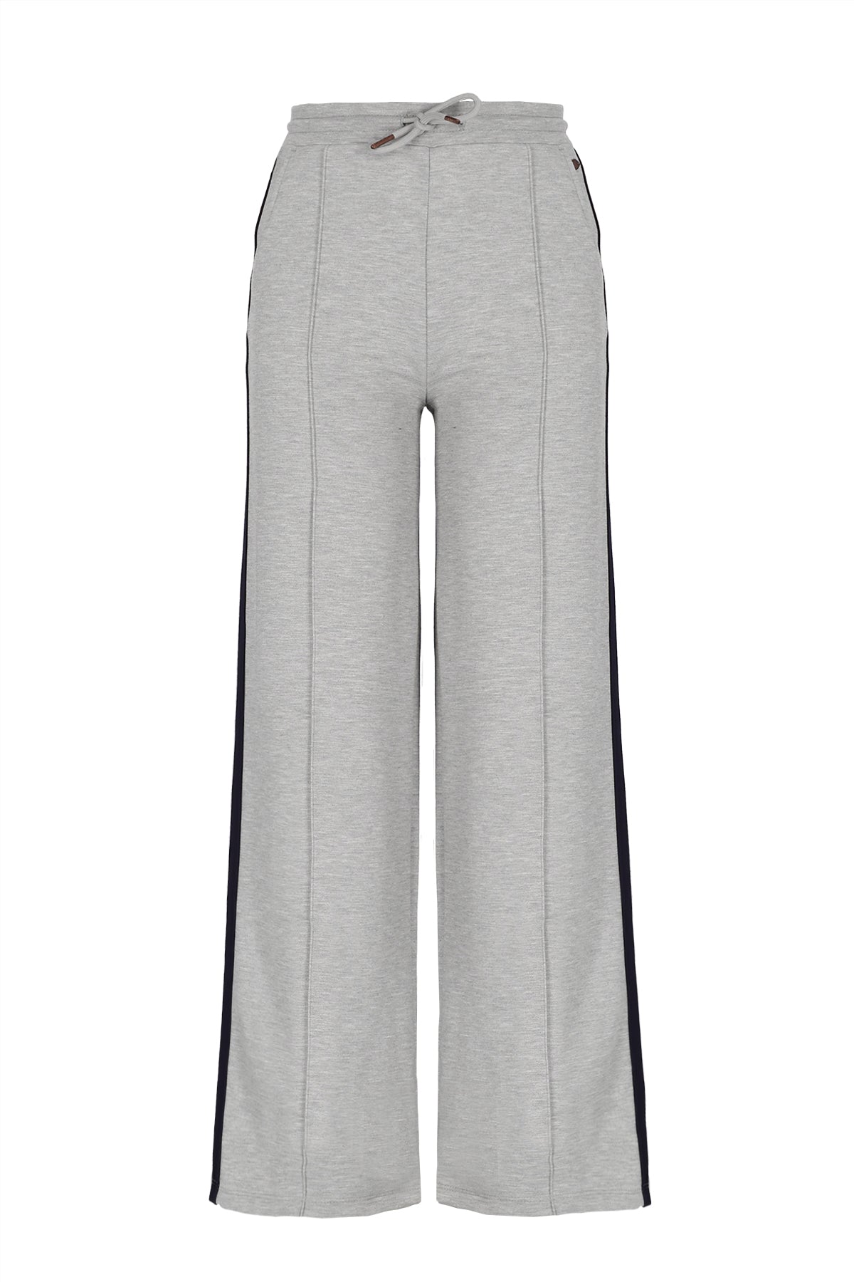 Sylvie Travellers Interlock Pants Wide Leg with contrast sideseam