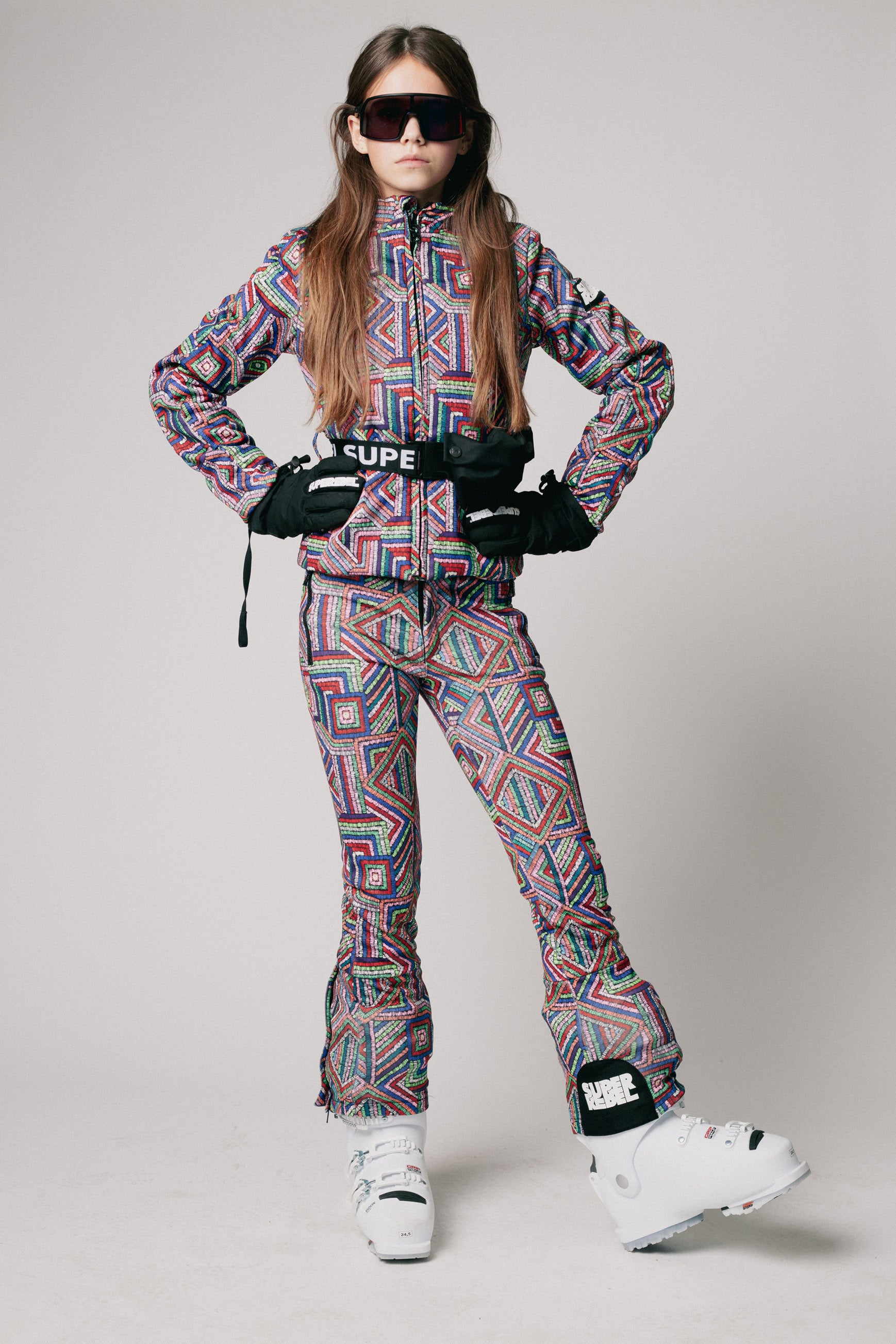 SPEAK Ski Trouser Purple AOP
