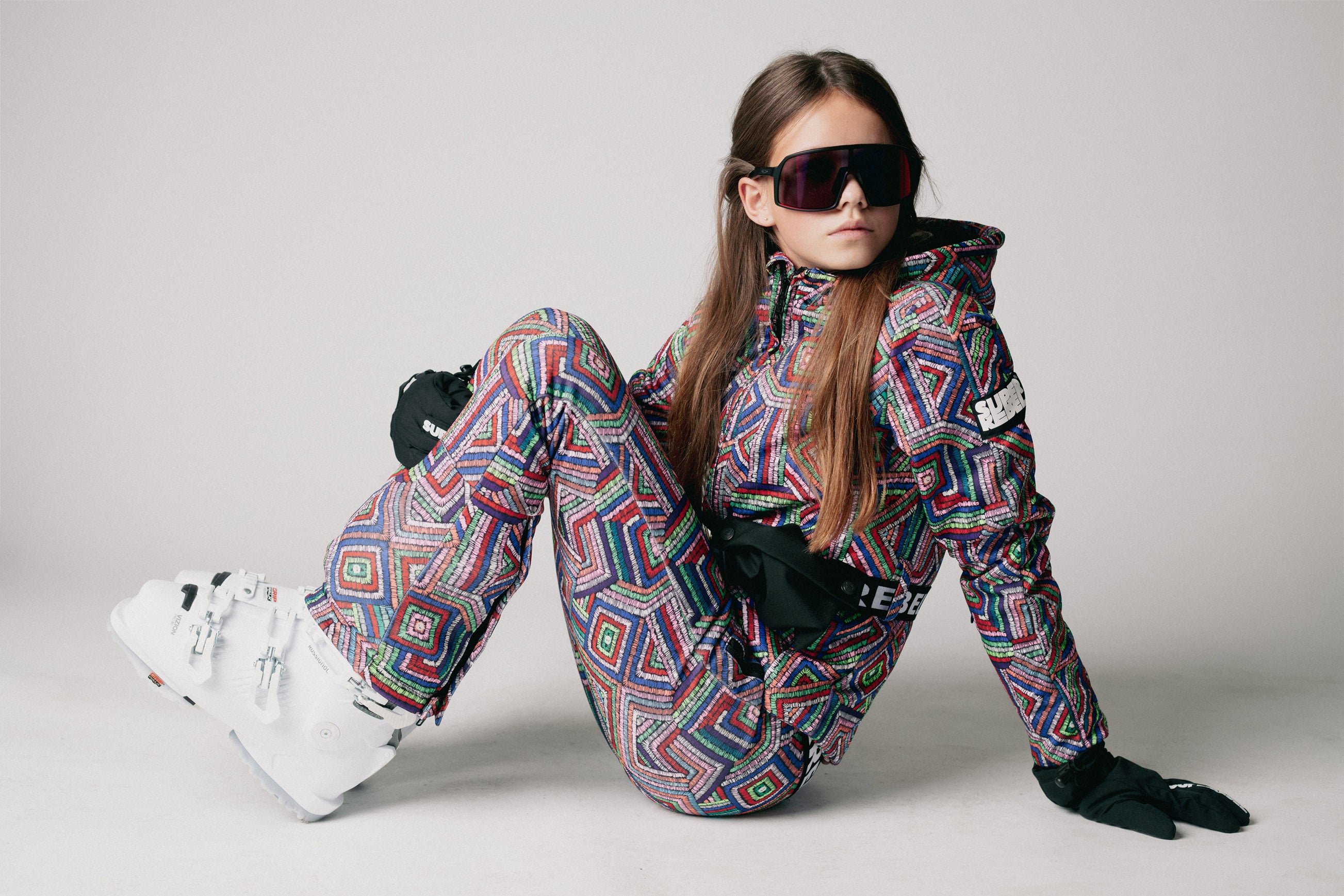 SPEAK Ski Trouser Purple AOP