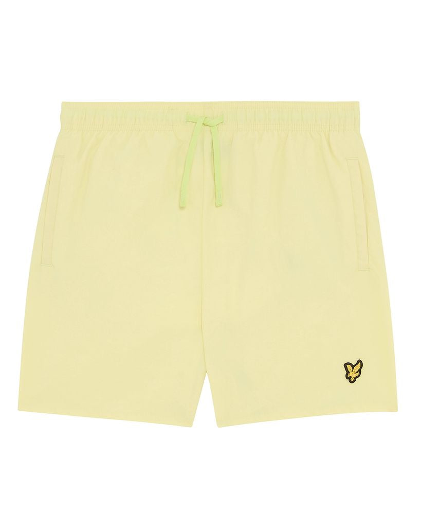 Plain Swim Shorts Geel