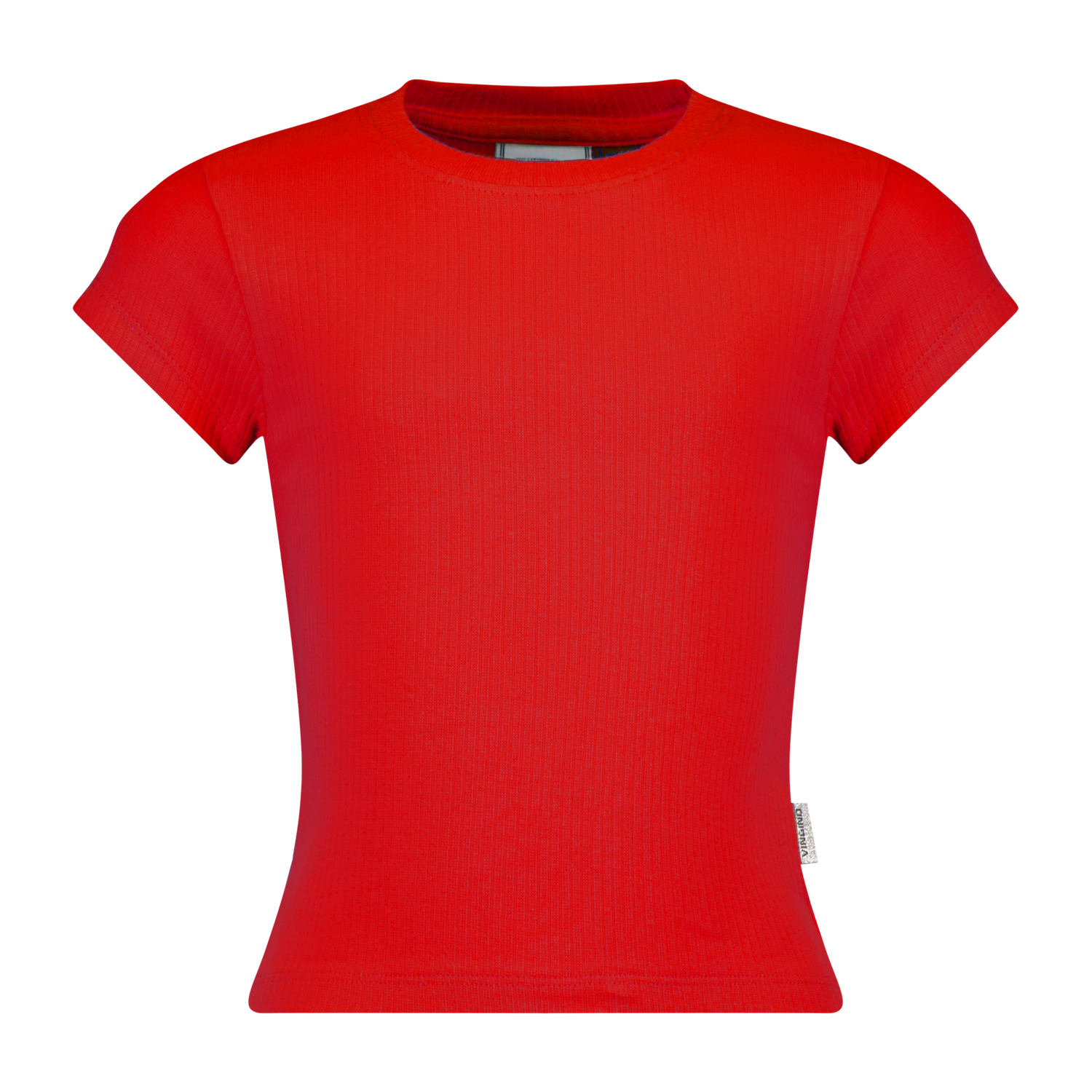 Icon-Crop rib tee  T-shirt