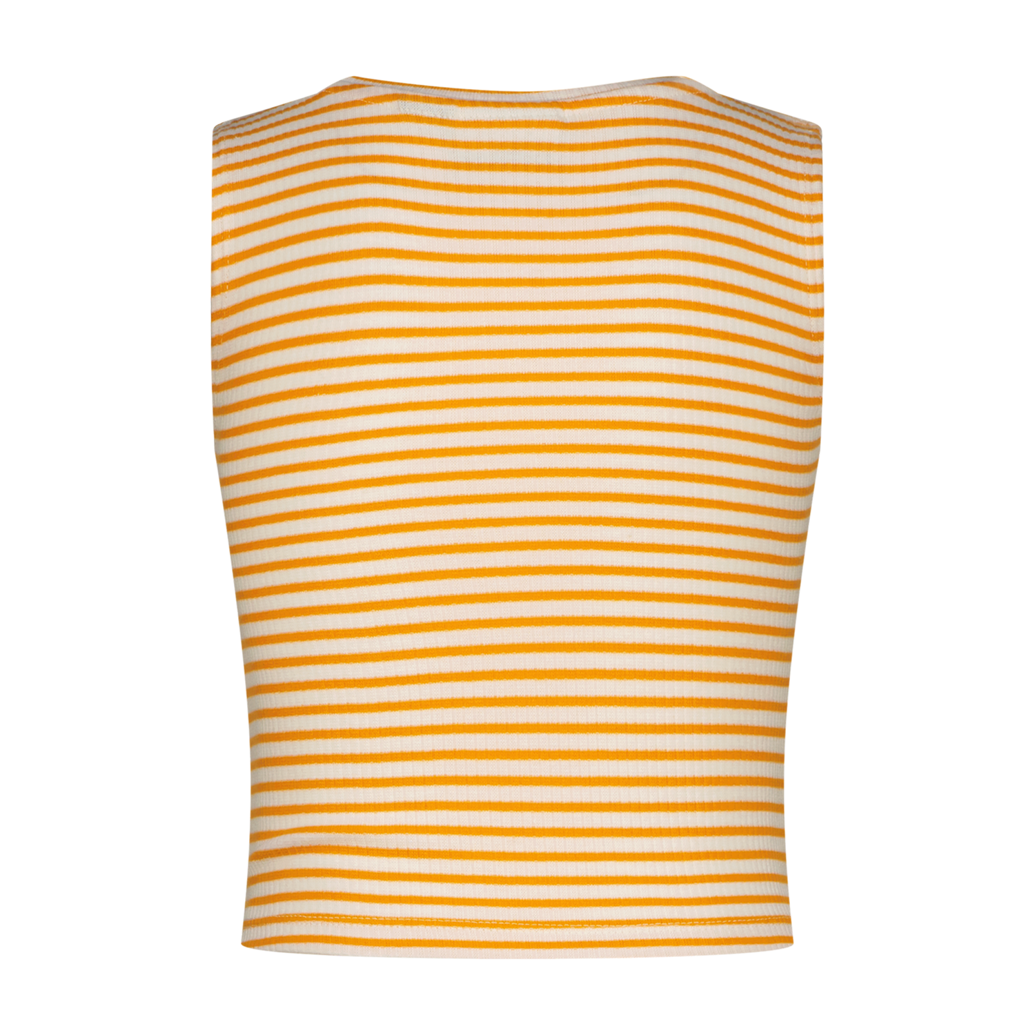 Icon-Crop stripe rib Top
