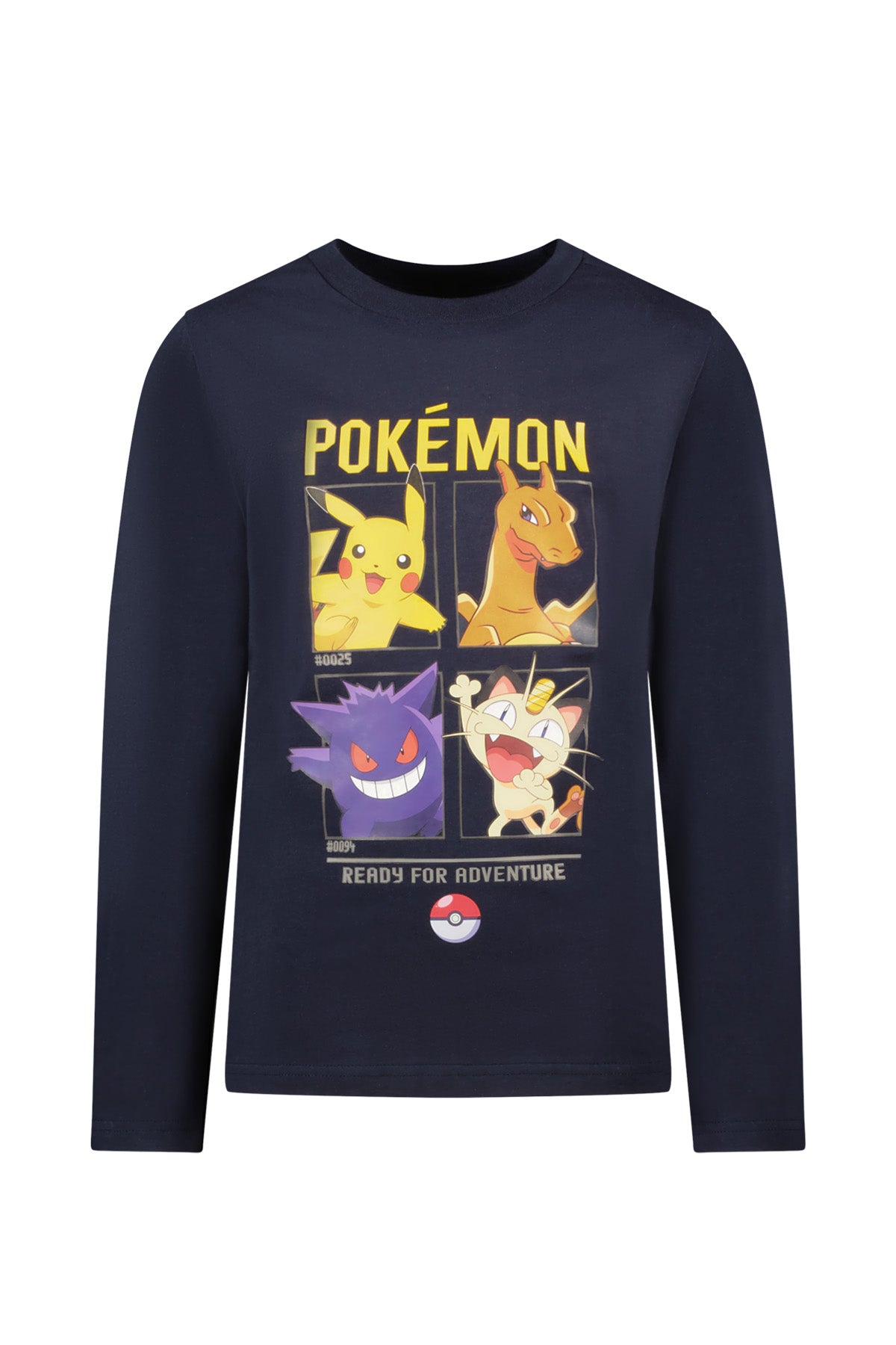 Longsleeve Pokémon, Special edition. Co-branding, TYGO & vito, Pokémon, navy