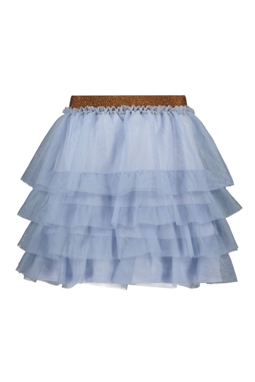 B.Nosy tule rok, lichtblauw, glitters, stroken, meisjes kleding