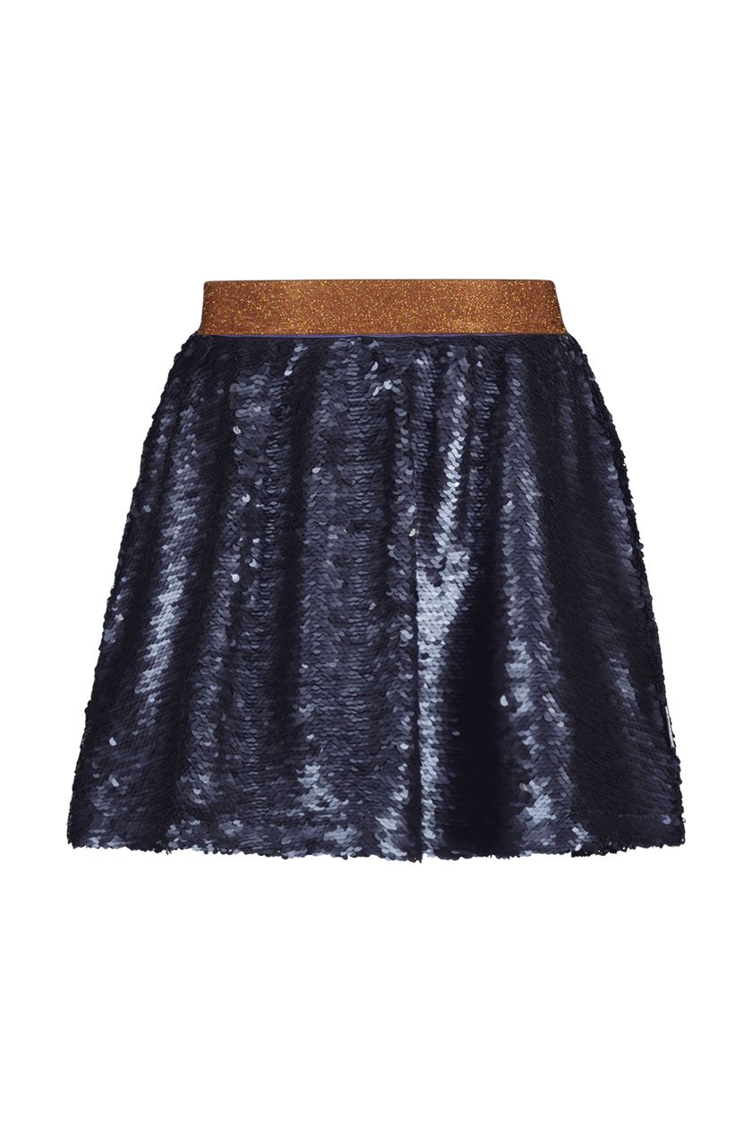 B.Nosy Rhodee rok pailletten, Navy blauw, meisjes kleding