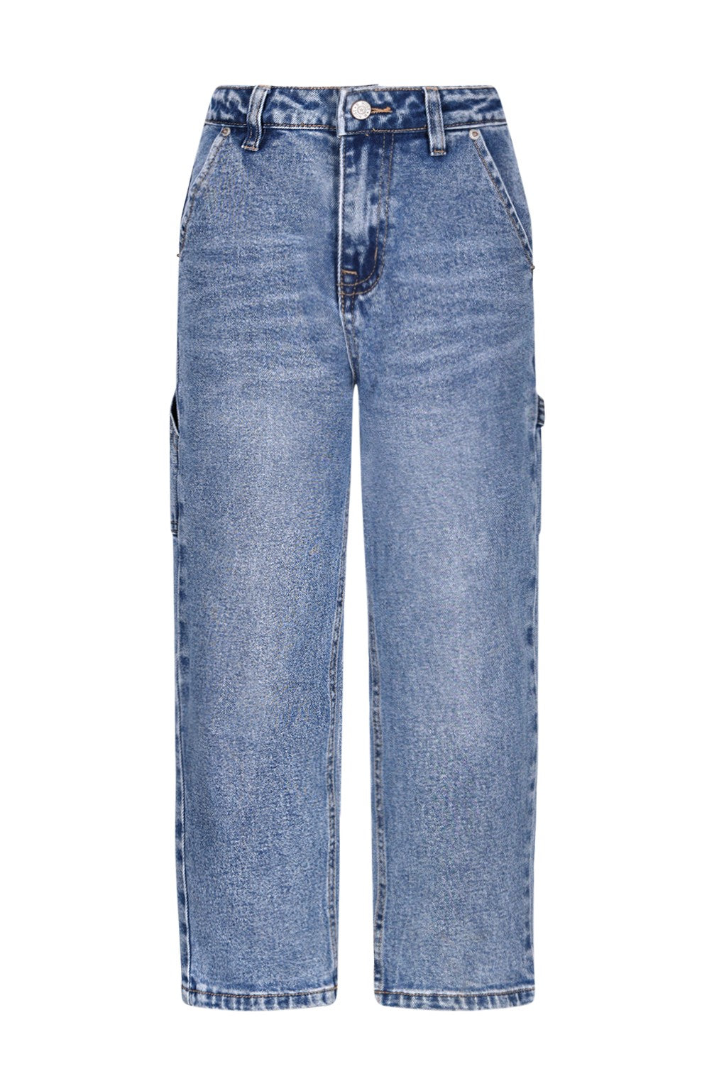 Patty B.Nosy boys cargo denim pants mid blue