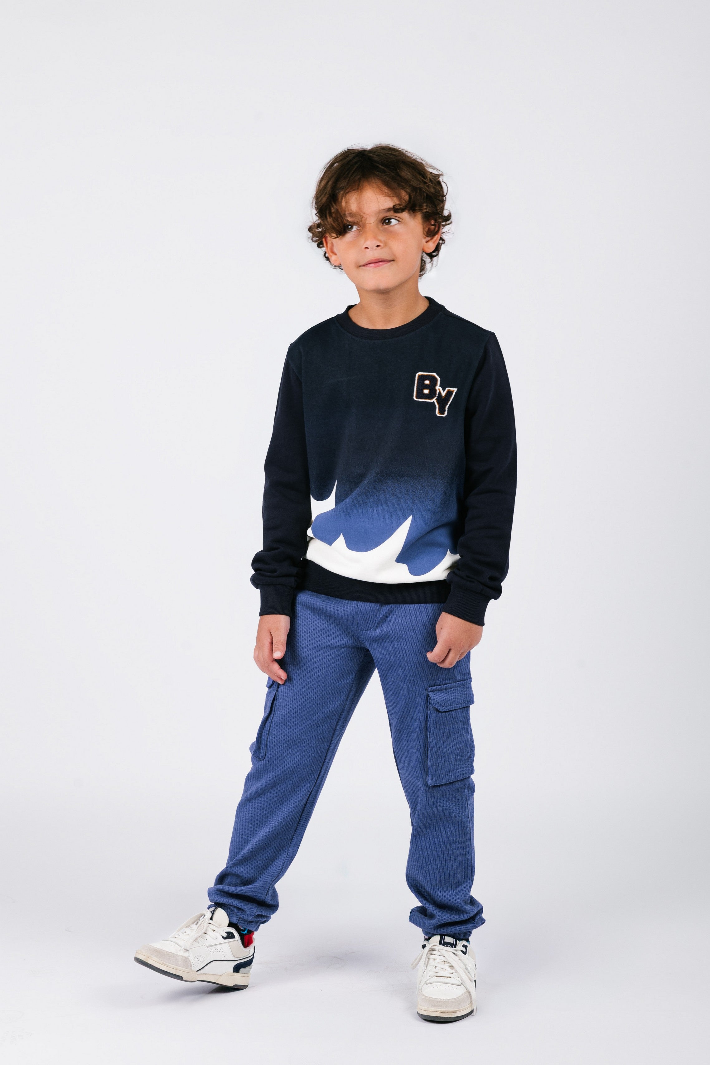 Peter B.Nosy boys cargo sweat pants