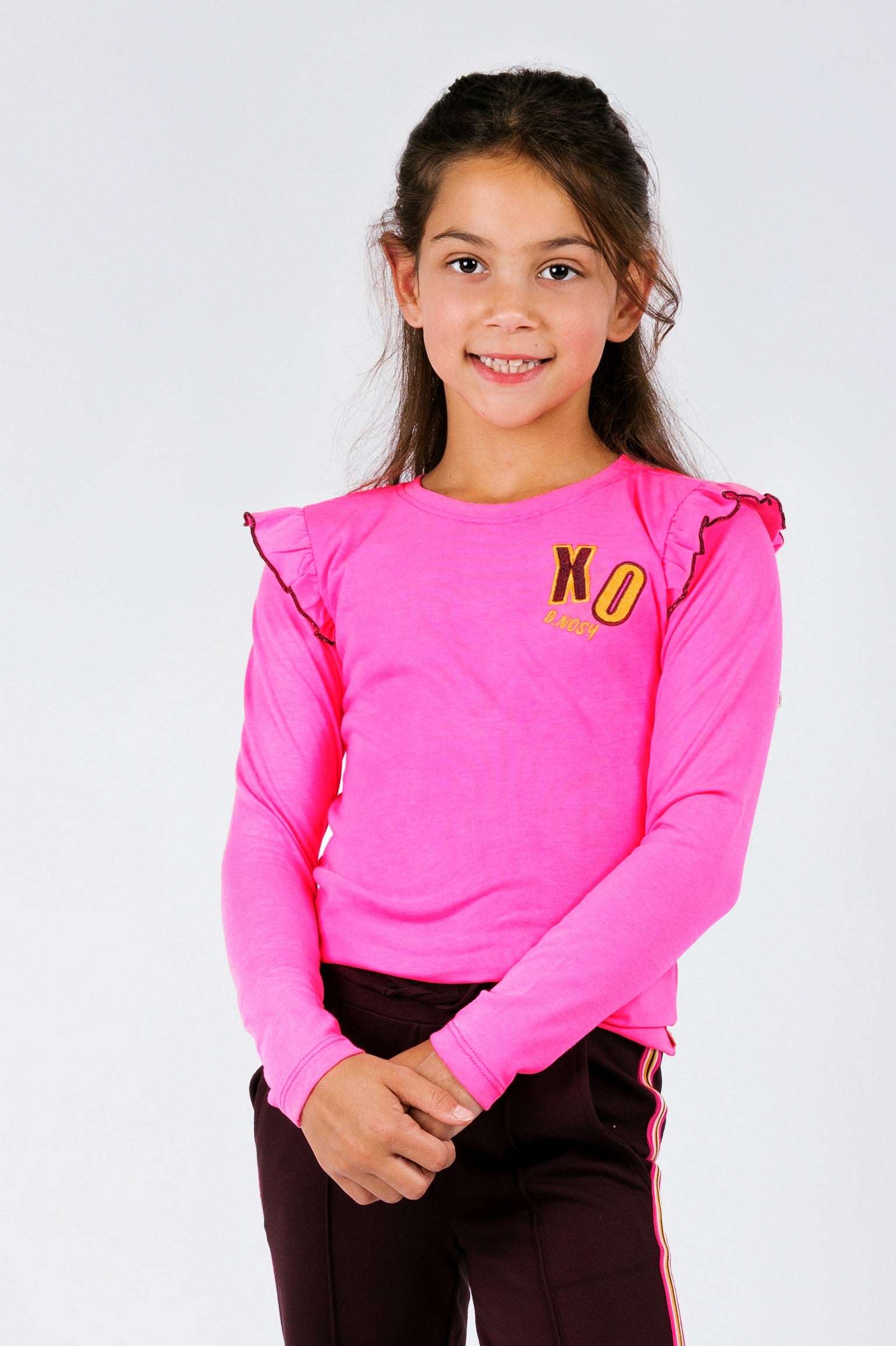 Tynna BNody girls long sleeve with ruffles