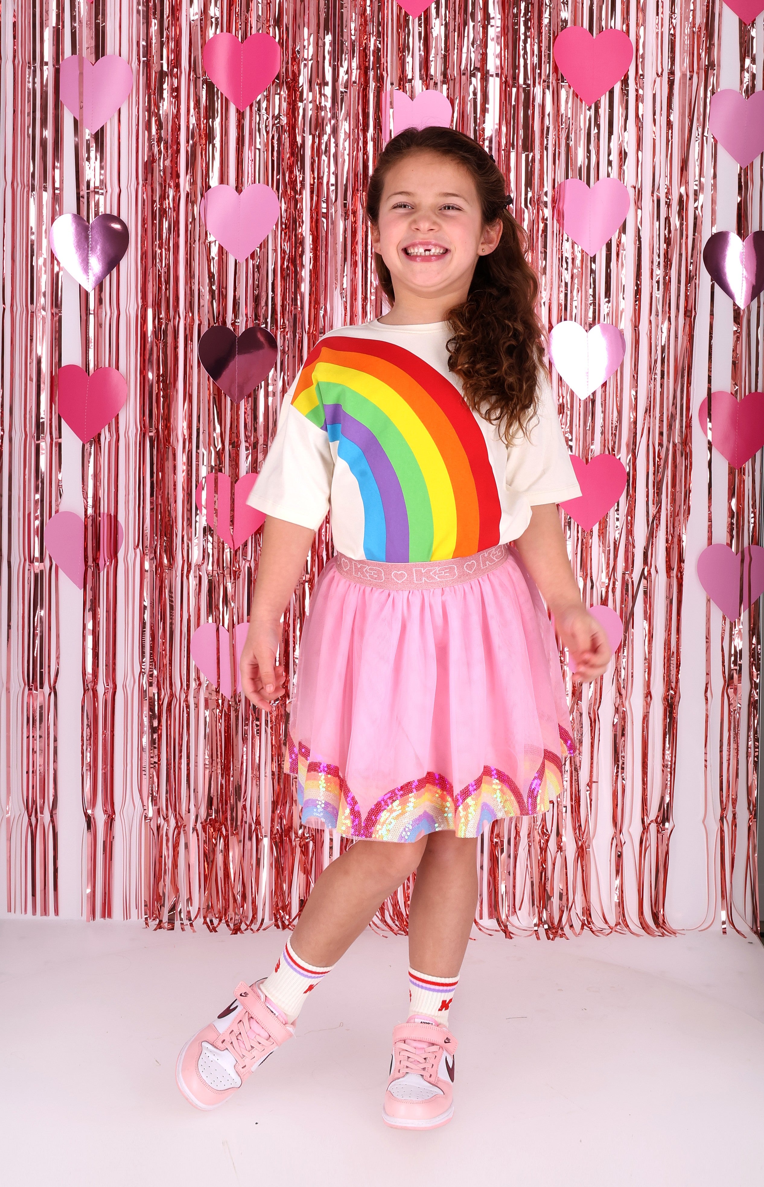 BY x K3 T-shirt Tabby Winter White