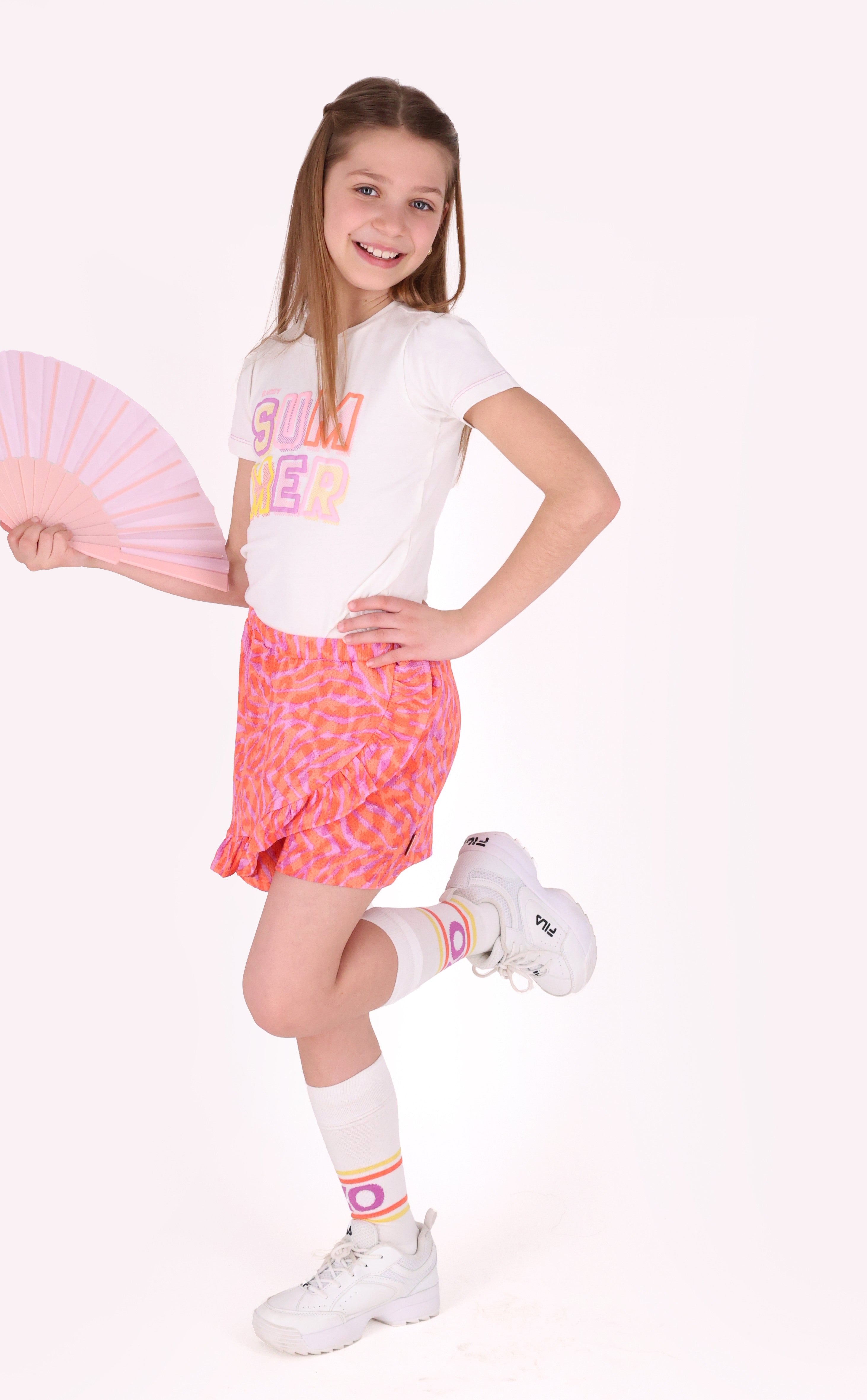 B.Nosy Girls Skort Raven Summer Zebra