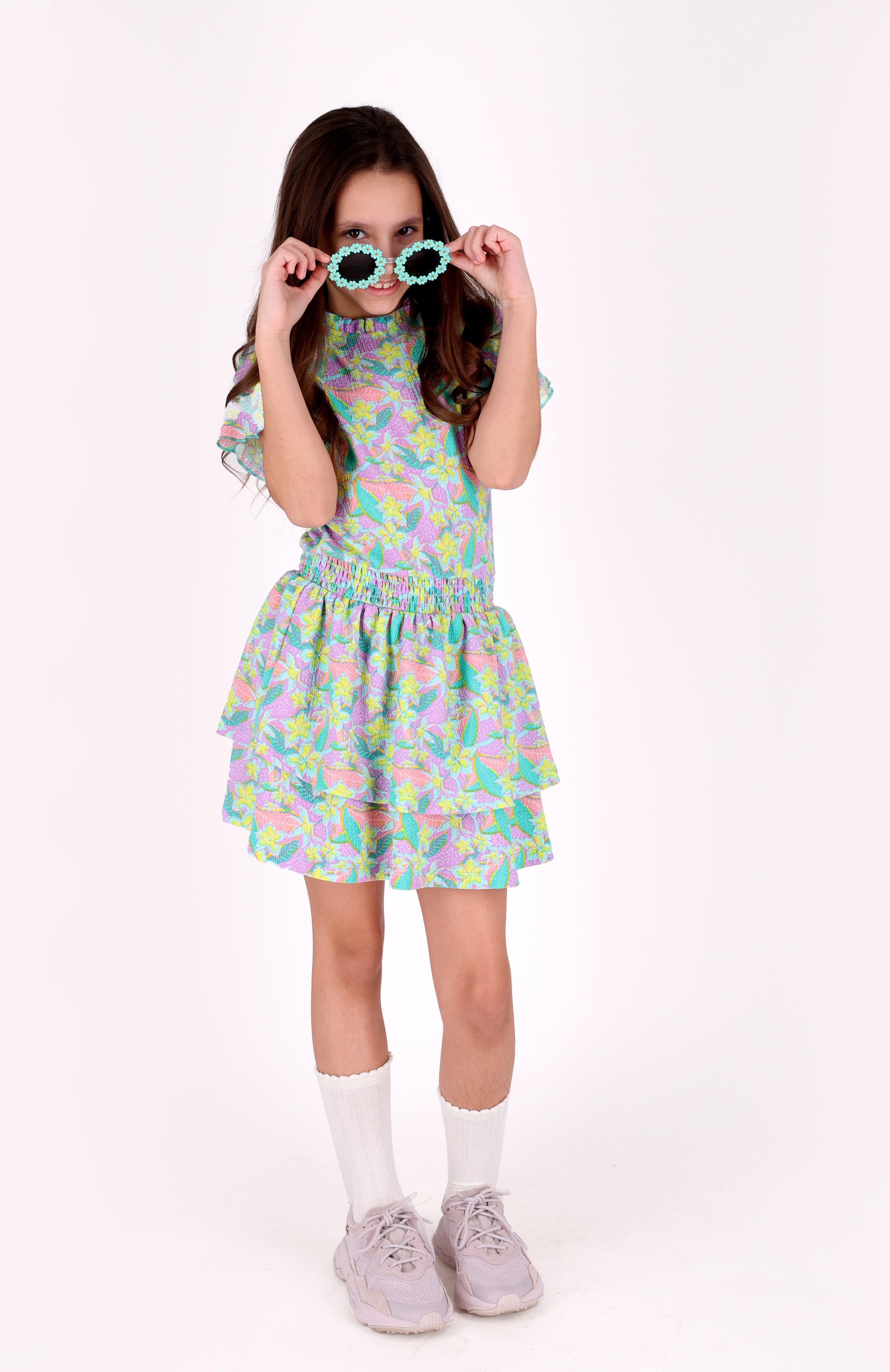 B.Nosy girls dress Dyla Pastel Tropics