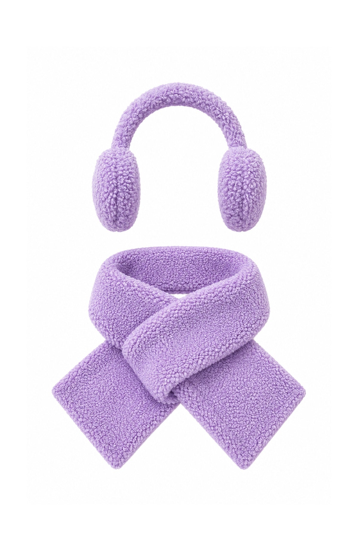 Anne scarf and earwarmers