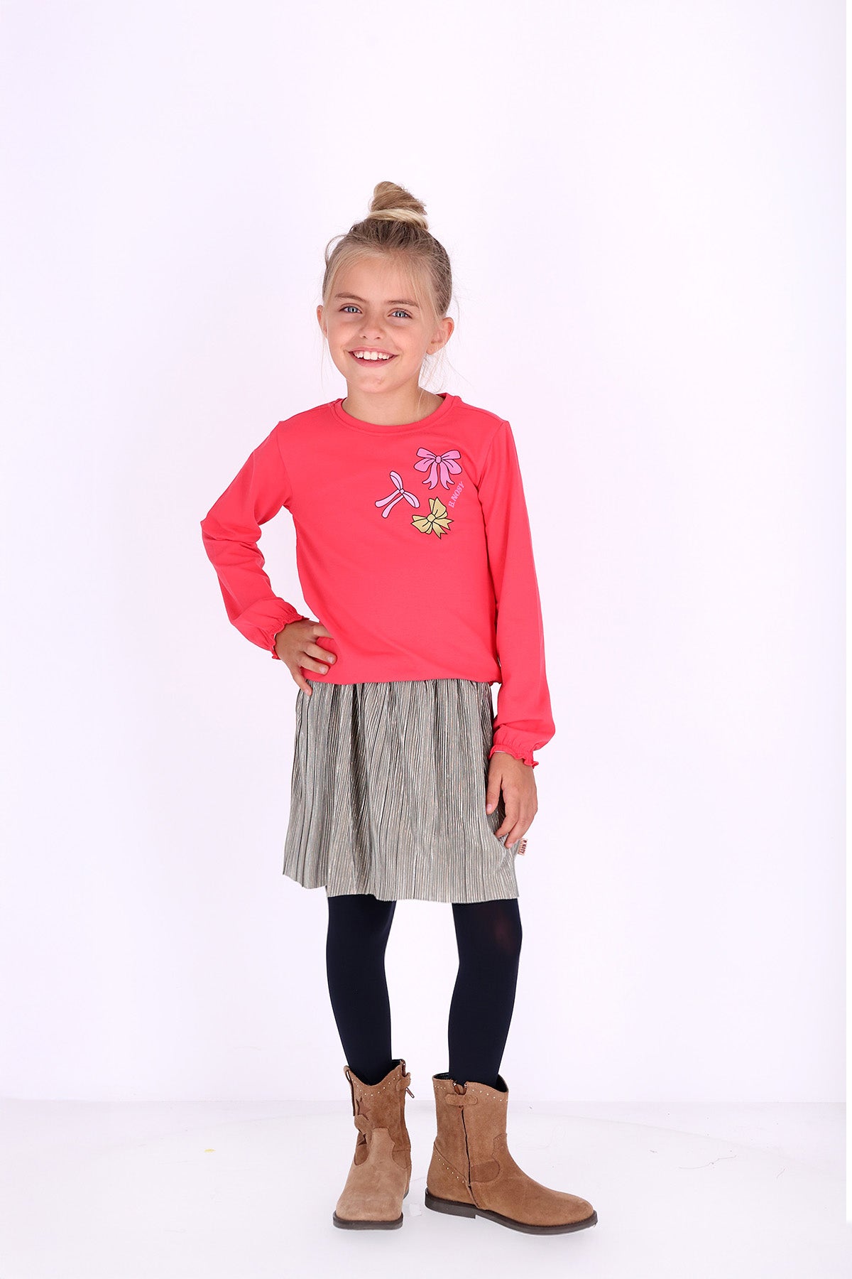 Roza metallic skirt