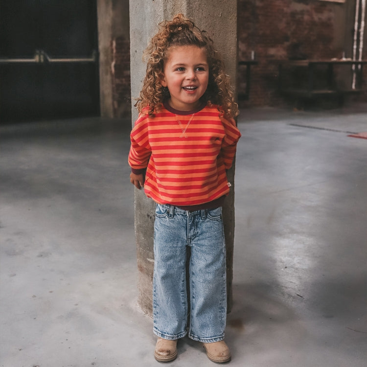 Stripe French Knit Sweater