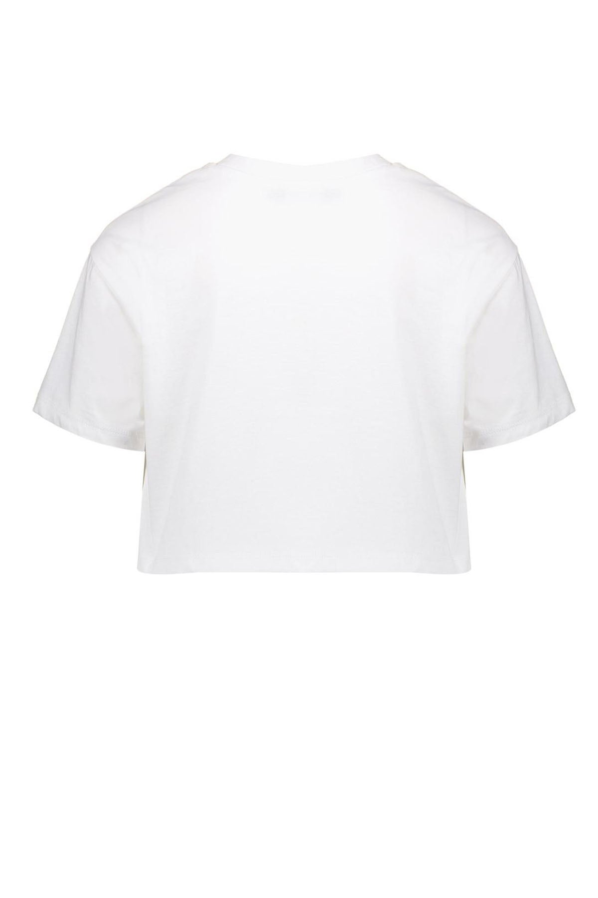 T-shirt cropped venice beach white