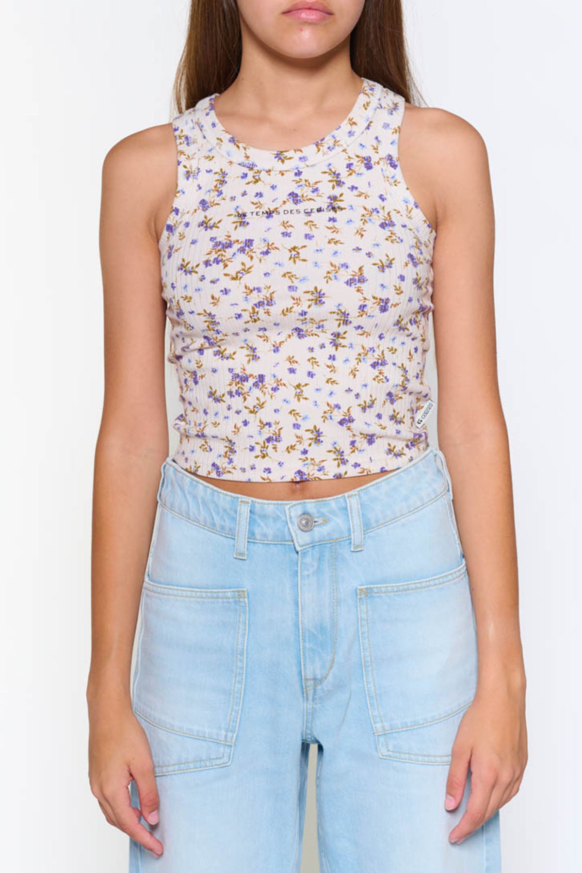 Tanktop Talesgi bloemen